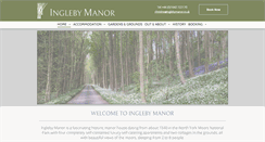 Desktop Screenshot of inglebymanor.co.uk