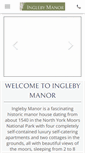 Mobile Screenshot of inglebymanor.co.uk